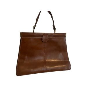 VINTAGE Leather Bag Brown Tan